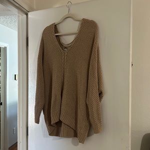 Tan M/L sweater